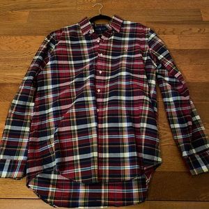 Men’s polo Ralph Lauren button up shirt plaid